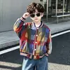 Roupas de Outono para Meninos 2026 Novo Estilo Coreano Jaqueta Baseball Xadrez para Bebê Roupas Super Bonitas para Crianças Estilo Primavera e Outono