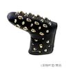 Golf Golden Skull Remache Funda Palo Madera Empuje Funda Palo 1/3/5/UT Palo Madera Protección Cabeza Semicircular Forma L