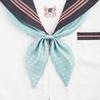 Elegante Bolinhas Nó de Peixe Dourado Sem Laço Gola de Marinheiro Floral Uniforme Versátil Fofo Novo Gravata Borboleta