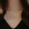 Estilo Socialite Romântico ~ Luxo Acessível Design de Nicho Colar para Mulheres Estilo Gentil Francês Corrente de Clavícula Elegante Colar Elegante