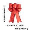 Laço de Natal Grande 25cm Pendente Decoração Árvore de Natal Adereços Decoração Festa de Fim de Ano Mini Laço