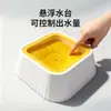 Tigela para cachorro, tigela de água flutuante, dispensador de água que não molha a boca para cães, tigela de água para animais de estimação de grande capacidade, tigela de alimentação para filhotes, tigela para gato