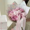 Shangjin 157g Série Menina Sonho Doce Papel de Embrulho Florido DIY Papel Kraft Papel de Embrulho para Buquê Atmosfera Atacado