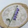 Buquê de Lírio-do-Vale Tricotado à Mão, Flores de Crochê em Lã, Flores de Mão, Enfeites de Flores Tricotados, Decoração Caseira DIY