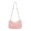 Bolsa de Ombro Floral Romântica Coreana 2025 Novo Estilo de Verão Pequena Fresca Moda Bolsa de Axila Simples e Estilo Ocidental Bolsa de Jantar