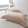 Un Par de Fundas de Almohada de Felpa de Algodón para Hombres, Anti-Grasa de Cabeza, Gasa de Algodón Puro, Fundas de Almohada Antiguas, Fundas de Almohada Antideslizantes y que no se caen