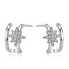 Elegantes pendientes de estrella de seis puntas brillantes e irregulares, de alta calidad, frescos, sencillos y exquisitos, con diamantes de estrella de ocho puntas.