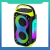 Fornecimento Direto da Fábrica Alto-falantes de Festa Duplos de 5 Polegadas 60W Transfronteiriços para Reuniões Familiares, Karaokê, Bluetooth com Microfone, Efeitos de Iluminação Colorida LED