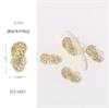Nuevos accesorios para uñas transfronterizos, chanclas de diamantes, decoración de uñas con forma de cabeza de conejo, frasco de perfume, suministros para uñas de abeja