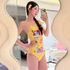 Traje de baño para mujer 2026 nuevo modelo, lindo para niñas jóvenes, busto pequeño con copas, adecuado para entrenamiento en piscina, estilo de competición deportiva, traje de baño para estudiantes