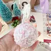 Decorações de Natal de 5CM para todas as ocasiões, bola enrolada feita à mão, adereços de fotografia, buquê, caixa de presente, anel, ornamentos criativos