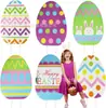 Popular Cartel Personalizado de Pascua para Jardín con Estacas, Conejo y Huevo Temáticos de Pascua Decoración Exterior para Césped