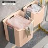 Cesto para ropa sucia cesto para la ropa sucia doméstico plegable de pared para baño ducha cubo artefacto de baño