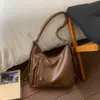 Mochila Vintage Nueva Primavera 2026 Moda Bolso Tote para Viajar Bolso Cruzado Bolso de Mano Casual de Gran Capacidad