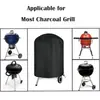 Cubierta Redonda para Parrilla de Barbacoa, Cubierta para Barbacoa, Cubierta para Fogata Exterior, Cubierta para Parrilla, Cubierta para Brasero, Juego de Parrilla de Barbacoa, Barbacoa Exterior
