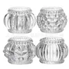 Vasos de vidrio para aromaterapia vacíos al por mayor, portavelas transparentes simples engrosados, vasos para velas DIY, recipientes de vidrio para velas de uso doméstico