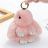 Chaveiro Pingente de Coelho de Pelúcia 15cm, um Presente Cerimonial para o Exame de Admissão à Faculdade, Acessório de Bolsa