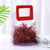 Celebridad de Internet Bolso de Mano Transparente de PVC Láser Caramelo de Boda Regalo Bolsa Tote de TPU Bolso de Mano de Boda