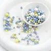 Perlas de Imitación de Alto Brillo Perforadas de ABS Tamaño Mixto Cuentas Sueltas Accesorios para Joyería DIY Color Mixto Color Mixto Fabricante Mayorista