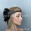 Faixa de Cabeça de Pena LOWOSAIWOR para Garota Flapper Anos 1920 Great Gatsby