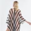 Chal de malla arcoíris de estilo europeo y americano, sexy, hueco, protector solar, a la moda, para mujer, toalla de playa, 2024