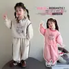 Conjunto de Niña 2026 Nuevo Otoño Elegante y a la Moda Ropa Exterior para Bebé Conjunto de Dos Piezas Sudadera Deportiva de Otoño y Pantalones