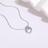 Cadeia de osso de cobra amor colar de zircão atacado feminino Amazon New mama presente do Dia das Mães 14K corrente de clavícula de ouro