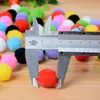 Pompón de color polipropileno bola de pelo nueva bola para sombrero de cumpleaños DIY accesorios para ropa decoraciones accesorios de pompón se pueden personalizar