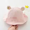 Gorro para Bebé Recién Nacido Súper Lindo Lindo Primavera y Otoño Delgado Sombrero de Pescador Niña Verano Sombrilla Protector Solar Sombrero Cubo
