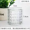 Aromaterapia Vela Artesanal Copo Vidro Vazio Estilo Europeu Castiçal Criativo Recipiente DIY Copo Transparente Copo de Cera Preto Vermelho