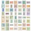 56 Adesivos de Texto Simples Inspiradores de Compra Direta Transfronteiriça, Adesivos Motivacionais à Prova d'Água em Inglês para Garrafas de Água e Decoração de Bagagem