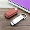 Fornecimento Exclusivo Transfronteiriço de Estojos de Couro para Pen Drives USB, Pen Drives com Logo em Relevo para Comércio Exterior, Presentes de Escritório e Corporativos, Presentes Práticos, em Estoque