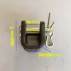 Base de Soporte de Cilindro Hidráulico Vehículo Agrícola Tractor Cargador Compacto Orejeta de Elevación de Cilindro Orejeta de Soporte en Forma de U