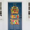 Decoración para puerta con diseño de fiesta hawaiana transfronteriza, pancarta colgante para puerta, fiesta en la playa, adornos colgantes para puerta, ventana y pared.