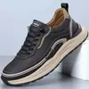 Nuevos Zapatos de Cuero para Hombre de Otoño, Modernos y Versátiles, de Suela Blanda, Cómodos, Resistentes al Desgaste, Antideslizantes, Transpirables, Zapatos Casuales para Hombres a la Moda