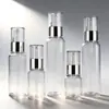 Fornecido diretamente pelo fabricante, frascos de spray pequenos, frascos recarregáveis portáteis, frascos vazios de viagem para cosméticos, 20-60ml