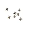 Cuentas espaciadoras de estrella antigua de plata S925, cuentas brillantes con forma de cruz, accesorios de joyería para bricolaje, venta al por mayor S1503