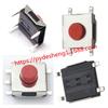 Fornecimento 6 * 6 * 3.1 patch 5 pés interruptor de chave 4 pés interruptor de toque 6x 6x 2.5 patch cabeça vermelha Atacado