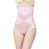 Pantaletas sin costuras de cintura alta con control de abdomen, de triángulo transpirables de seda helada para mujer, control de abdomen posparto, adelgazamiento del abdomen, levantamiento de glúteos, fajas moldeadoras