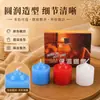 Dichen Cera de Gotejamento Brinquedo Velas de Baixa Temperatura Decoração de Casamento Iluminação Conjunto de Três Cores Atmosfera Caixa de Presente Personalizada Bolo Cilíndrico