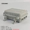 02A-E Plástico Blanco con Ángulo Curvo 160*110*60 Amplificador para Exteriores Caja Impermeable Puente AP Carcasa de Aluminio Fundido a Presión