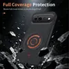 Compatible con Google Pixel 11Pro XL, funda magnética para teléfono de tela tecnológica, cubierta protectora con textura de cuero 6/7/8/9/10