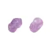 Pulsera con Colgante de Cuentas Espaciadoras Perforadas de Amatista Lavanda Natural, Estrella Vajra, Luna, Bodhi, Cuentas de Buda, Accesorios para Manualidades