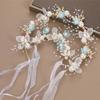Diadema de corona, tocado, corona de princesa, súper diadema de hada, flor para boda infantil, flor para actuación, anfitriona, fiesta, diadema de muñeca