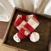 Bufanda de Punto Roja para Niños, Elegante Bufanda Cálida y Linda de Otoño e Invierno para Niñas y Bebés, Calentador de Cuello para Navidad y Año Nuevo