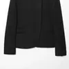 Blazer popular da marca Z, estilo europeu e americano, com botões, gola alta, moda feminina no AliExpress, preto, outros doces ZA