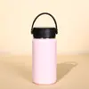 Garrafa Térmica Espacial Transfronteiriça 14oz Simples Portátil Compacta Macaron Outdoor Aço Inoxidável Copo Térmico Copo de Bolso