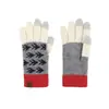 Fábrica Transfronteiriça Luvas Quentes de Toque para Tela Estilo Japonês Luvas Grossas de Lã para Ciclismo ao Ar Livre de Inverno para Mulheres e Homens