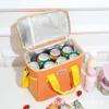 Bolsa de hielo para exteriores Spot, bolsa de aislamiento de papel de aluminio grueso de tela Oxford, bolsa de aislamiento de almuerzo cuadrada de gran capacidad al por mayor