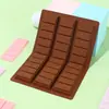 [Exclusivo para Clientes Habituales] Molde de Silicona para Chocolate de Grado Alimenticio para Comercio Exterior Transfronterizo Molde para Hornear Cuadrado de Gofre de Tira Larga